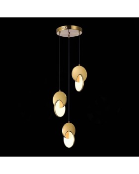 SL6107.203.03 Светильник подвесной ST-Luce Золотистый/Белый Золотистый LED 3*12W 3000K Eclisse-foto4