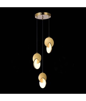 SL6107.203.03 Светильник подвесной ST-Luce Золотистый/Белый Золотистый LED 3*12W 3000K Eclisse-foto4