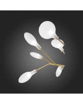 SL411.224.18 Прикроватная лампа ST-Luce Золото/Белый G4 18*3W RICCARDO-foto6