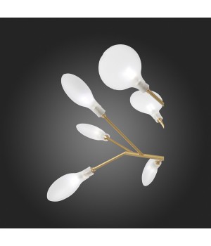 SL411.224.18 Прикроватная лампа ST-Luce Золото/Белый G4 18*3W RICCARDO-foto6