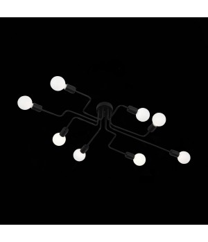 SL419.442.08 Люстра потолочная Черный E27 8*60W ANO-foto19