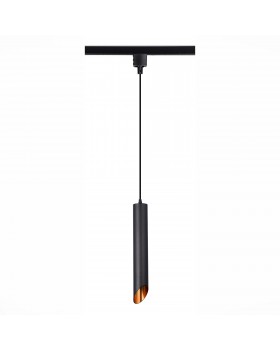 ST152.416.01 Светильник трековый Черный GU10 1*50W IP20 D60xH400 220V Без ламп Однофазная трековая система-foto2