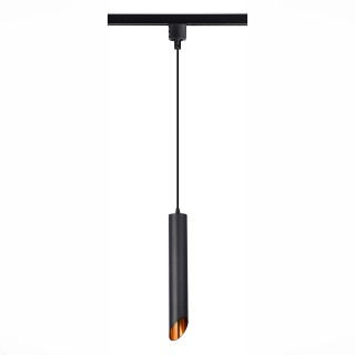 ST152.416.01 Светильник трековый Черный GU10 1*50W IP20 D60xH400 220V Без ламп Однофазная трековая система-foto2