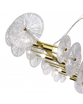 SL1657.213.08 Люстра подвесная ST-Luce Золотистый/Прозрачный E14 8*40W FLERO-foto4