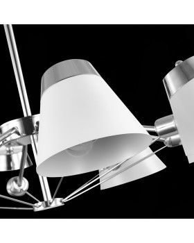 SLE155802-08 Люстра потолочная Хром/Белый E14 8*40W VARIO-foto8