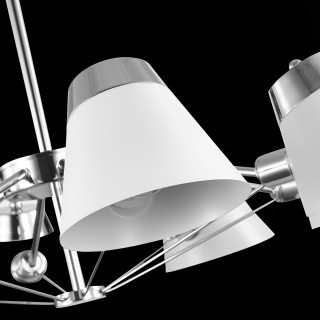 SLE155802-08 Люстра потолочная Хром/Белый E14 8*40W VARIO-foto8