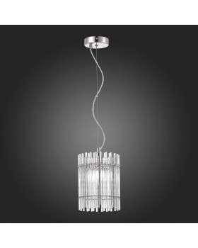 SL1656.103.01 Люстра подвесная ST-Luce Никель/Прозрачный E14 1*40W EPICA-foto6