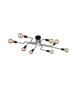 SL419.442.08 Люстра потолочная Черный E27 8*60W ANO-foto14