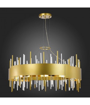 SL1633.203.16 Люстра подвесная ST-Luce Матовое золото/Матовое золото,Прозрачный E14 16*40W OLVERA-foto6