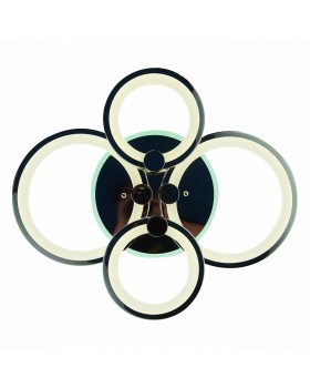 SLE200312-04RGB Светильник потолочный Хром/Белый LED 1*100W RGB 8W 3000-6000K LETO-foto5