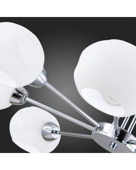 SLE104302-08 Люстра потолочная Хром/Белый E14 8*40W LANTA-foto12