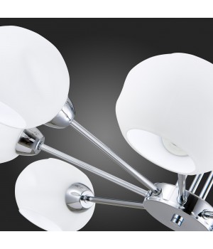 SLE104302-08 Люстра потолочная Хром/Белый E14 8*40W LANTA-foto12