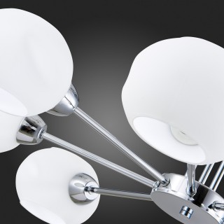 SLE104302-08 Люстра потолочная Хром/Белый E14 8*40W LANTA-foto12