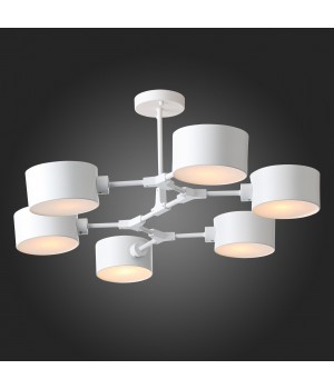 SLE183502-06 Люстра потолочная Белый/Белый E14 6*60W GIMENTO-foto5