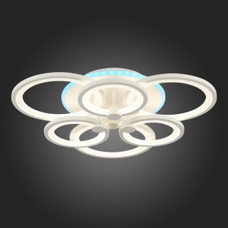 SLE500752-06RGB Светильник потолочный Белый/Белый LED 1*144W RGB 8W 3000-6000K LETO-foto8