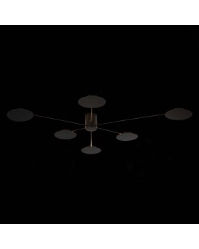 SL6006.402.06 Светильник потолочный ST-Luce Черный/Черный LED 6*5W 3000K Tondo-foto4