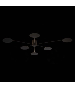 SL6006.402.06 Светильник потолочный ST-Luce Черный/Черный LED 6*5W 3000K Tondo-foto4