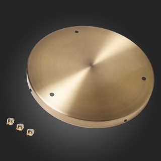 SL001.303.03 Потолочное крепление на 3 лампы (круглое) ST-Luce Бронза SL001-foto5