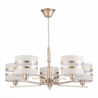 SLE300203-05 Светильник подвесной Шампань/Белый, Золотистый E14 5*40W ALMESE-foto2