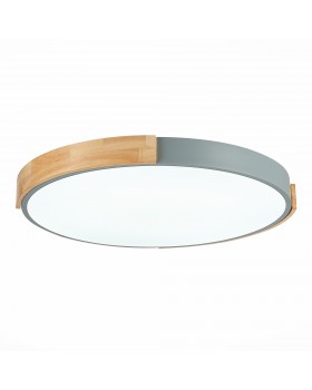 SLE201372-01 Светильник потолочный Серый, Светлое дерево/Белый LED 1*40W 3000K/4000K/6000K DELIA-foto11