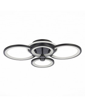 SLE200342-04RGB Светильник потолочный Черный/Белый LED 1*100W RGB 8W 3000-6000K LETO-foto4