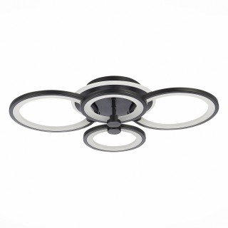 SLE200342-04RGB Светильник потолочный Черный/Белый LED 1*100W RGB 8W 3000-6000K LETO-foto4