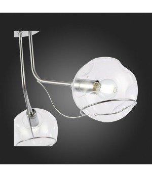 SLE102502-03 Люстра потолочная Хром/Прозрачный E14 3*40W BACA-foto9