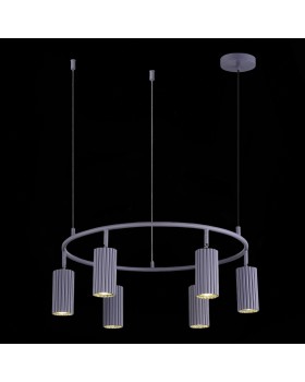 SL1213.703.06 Светильник подвесной ST-Luce Серый/Серый GU10 6*5W 4000K KENDO-foto5