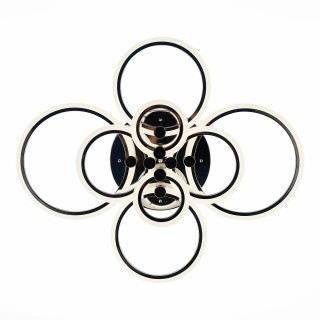 SLE500512-08 Светильник потолочный Хром/Белый LED 1*212W 3000-6000K CERINA-foto5