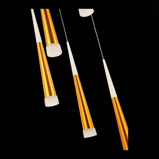 SLE200103-05 Светильник подвесной Золотистый/Золотистый, Белый LED 5*7W 3000K ORPELO-foto6