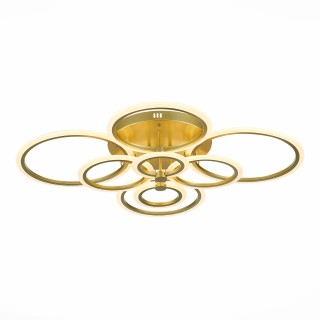 SLE500522-08 Светильник потолочный Золотистый/Белый LED 1*212W 3000-6000K CERINA-foto2