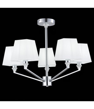 SLE107602-05 Люстра потолочная Хром/Белый E14 5*40W GRINDA-foto4