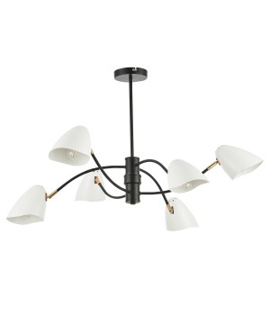 SLE103602-06 Люстра потолочная Черный, Золотой/Белый E14 6*40W SATTA-foto2