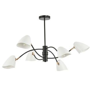 SLE103602-06 Люстра потолочная Черный, Золотой/Белый E14 6*40W SATTA-foto2