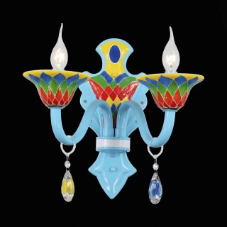 SL674.781.02 Бра ST-Luce Разноцветный/Разноцветный E14 2*40W ORNATO-foto4