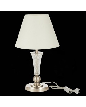 SLE105504-01 Прикроватная лампа Никель/Белый E14 1*40W REIMO-foto4