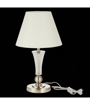 SLE105504-01 Прикроватная лампа Никель/Белый E14 1*40W REIMO-foto4