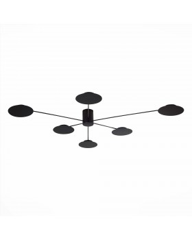 SL6006.402.06 Светильник потолочный ST-Luce Черный/Черный LED 6*5W 3000K Tondo-foto2