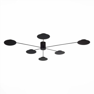 SL6006.402.06 Светильник потолочный ST-Luce Черный/Черный LED 6*5W 3000K Tondo-foto2