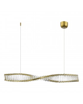 SL6205.313.01 Светильник подвесной ST-Luce Латунь/Прозрачный LED 1*21W 3000K ELICA-foto2