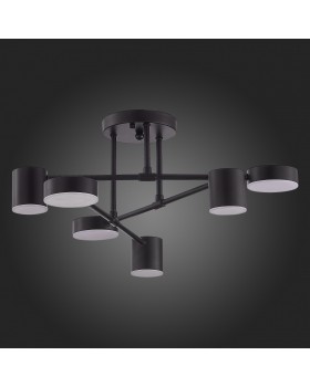 SLE201042-06 Люстра потолочная Черный/Черный LED 6*7W 4000K NOBEL-foto6