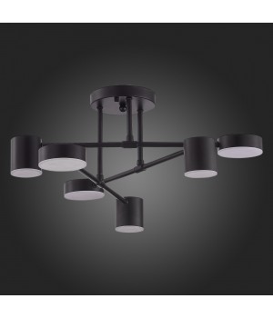SLE201042-06 Люстра потолочная Черный/Черный LED 6*7W 4000K NOBEL-foto6