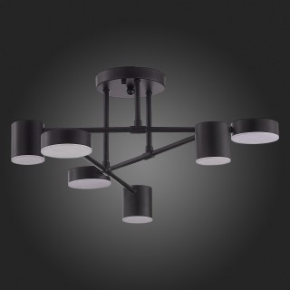 SLE201042-06 Люстра потолочная Черный/Черный LED 6*7W 4000K NOBEL-foto6