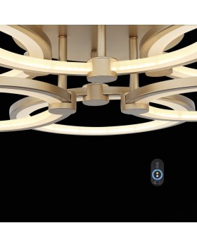 SL867.202.06 Люстра потолочная ST-Luce Золотистый/Белый LED 1*85W 3000K-6000K TWIDDLE DIMMER-foto8