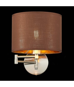 SLE300591-01 Бра Никель/Золотистый, Коричневый E27 1*40W BRESCIA-foto5