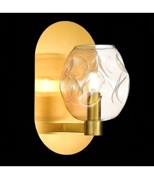 SL1188.301.01 Бра ST-Luce Латунь/Коньячный E14 1*40W IDESIA-foto5