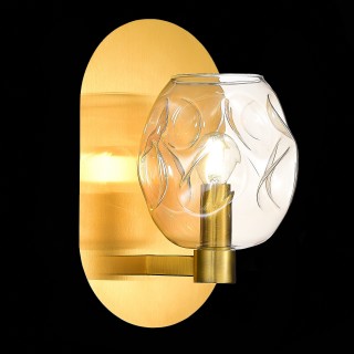 SL1188.301.01 Бра ST-Luce Латунь/Коньячный E14 1*40W IDESIA-foto5