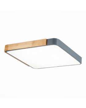 SLE201272-01 Светильник потолочный Серый, Светлое дерево/Белый LED 1*42W 3000K/4000K/6000K FESTA