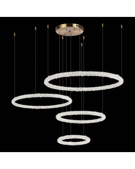 SL6110.203.04 Люстра подвесная ST-Luce Золотистый/Прозрачный LED 4*42W 3000 - 6500K AVANA-foto5