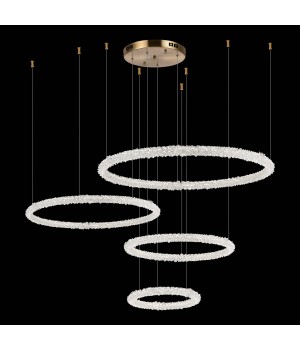 SL6110.203.04 Люстра подвесная ST-Luce Золотистый/Прозрачный LED 4*42W 3000 - 6500K AVANA-foto5